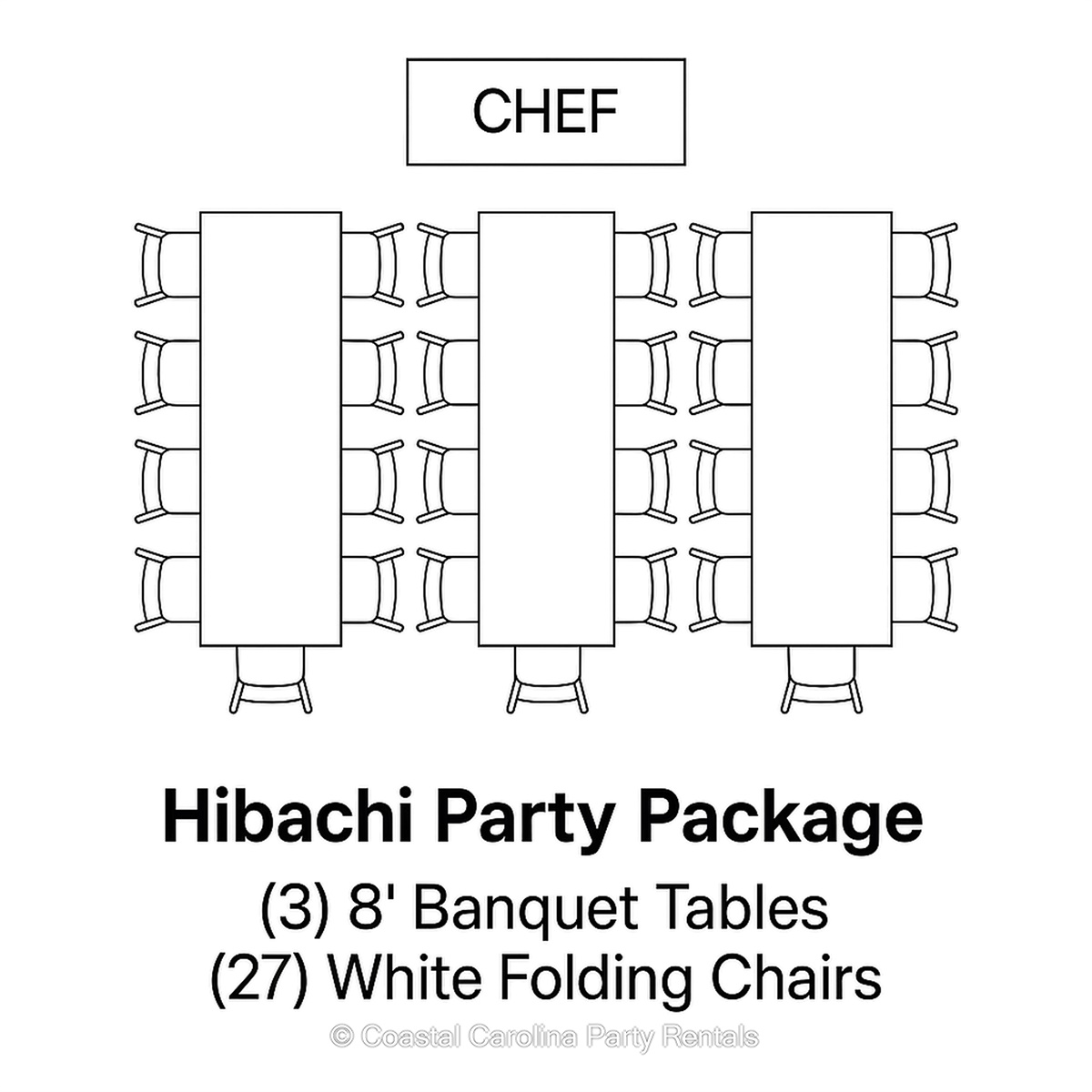 Tables for Rent | Coastal Carolina Party Rentals