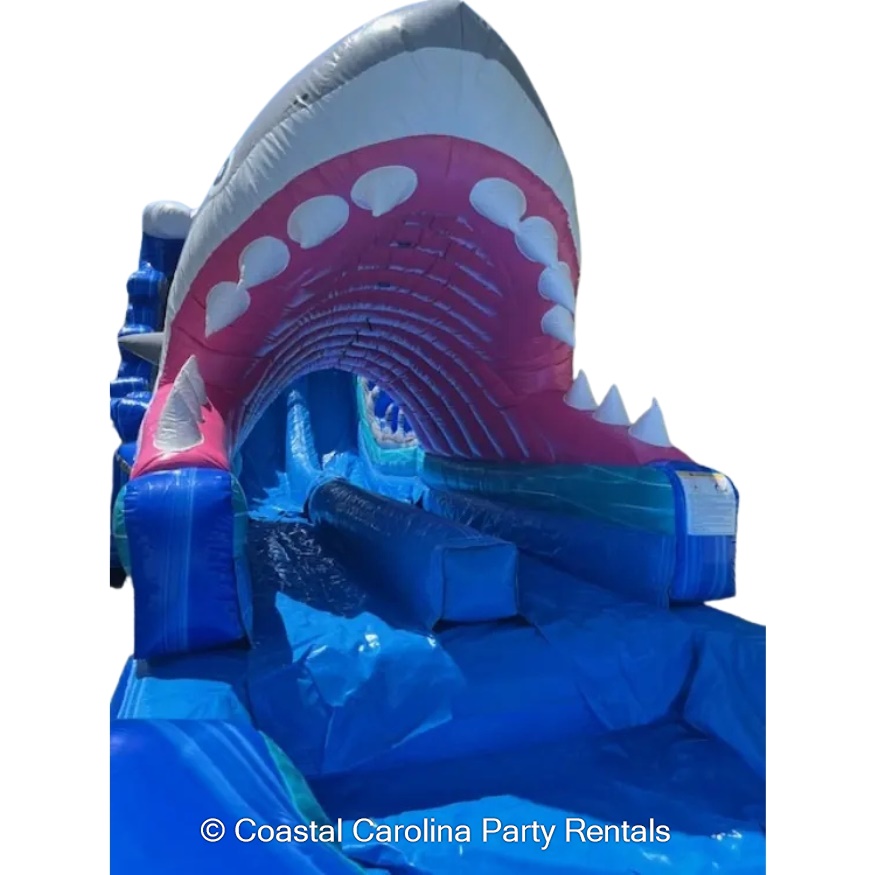 Shark Attack 18' Dual Lane Water Slide - Party Rentals in Myrtle Beach ...